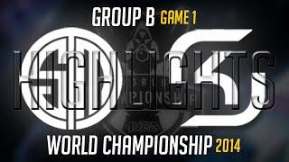 Team Solomid vs SK Gaming Highlights S4 Worlds | TSM vs SK LoL S4 World Championship 2014 G1