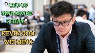 The CEO of Singapore Chess who is a GM and also played at the World Cup 2023 - Kevin Goh Wei Ming