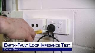 Earth fault loop impedance test