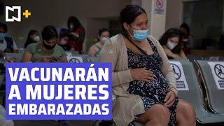 Mujeres embarazadas recibirán vacuna contra COVID-19, anuncia la Secretaría de Salud en la mañanera