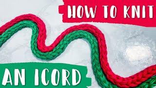 How to Knit an iCord | Luna Doll Amigurumi Scarf