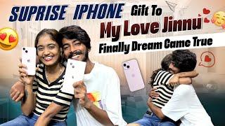 Suprise iPhone Gift To My Love Jinnu| Finally dream came true||jinnuthosonu|@Shree_Prabha_Official