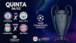 AABB CHAMPIONS LEAGUE [ CHELSEA X MAN CITY ]  AO VIVO E COM IMAGENS