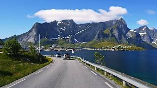 Lofoten Islands Scenic Drive 4K | Gimsoystraumen Bridge to Å