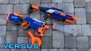 [VS] Nerf Rapidstrike vs. Nerf Hyperfire | Which is Better!?