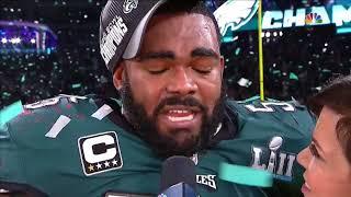 Brandon Graham Field Interview after Winning Super Bowl LII  | Patriots vs Eagles