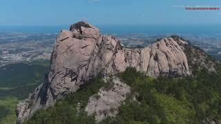 8K 초고화질 설악산 울산바위 드문 드론 영상/ Korea National Park Drone - 드론 |시네마틱아카이브-대한민국영상소스