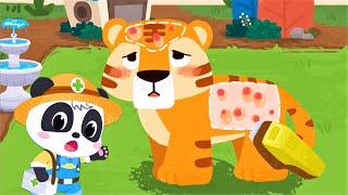 Baby Panda Rescue Animals | Clean Up, Learn About Animals | BabyBus Gameplay Video