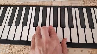 упражнение "Солнышко" и "Тучка",  -  мажорные и минорные аккорды