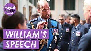 Prince William Warns of ‘Future Threats’ on Visit to RAF College