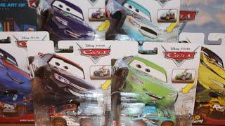 Mattel Disney Cars 3 XRS Mud Racers Case F Unboxing Bobby Roadtesta, Phil Tankson, Ponchy, Chip