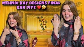 Mehndi Kay Designs Final Kar Diye ️ | Kiara Advani Jaise Mehndi hogi  | Rabeeca Khan |