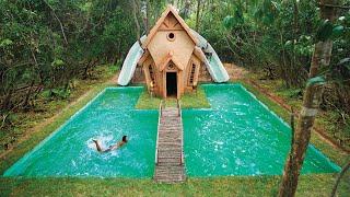 Built Modern Technology Forest Villa With Swimming Pool & Water Slide