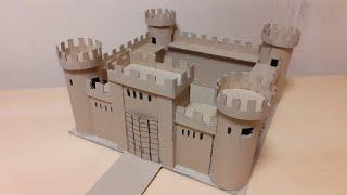 How To Make a Cardboard Story Castle | cómo hacer un castillo de historia de cartón | картоный замок