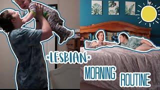 MARRIED LESBIAN COUPLE MORNING ROUTINE | LESBIAN MOMS | MORNING ROUTINE 2021