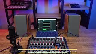 Mezcladora Mixer De 8 Canales 16 Efectos Ct80x-usb Xtuga