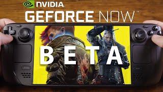 EASY Install NEW BETA - Geforce Now cloud gaming on OLED Steam Deck