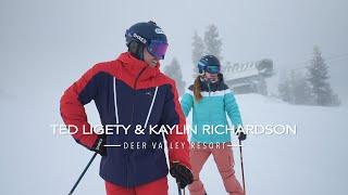 Ted Ligety & Kaylin Richardson Carve Up Deer Valley