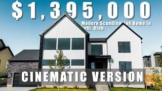 $1,395,000 Modern Scandinavian Home in Lehi Utah (Cinematic Verison) | Joe Lee Utah Realtor