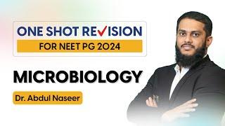 Revise Microbiology in One Shot | Mission NEET PG 24 One Shot Revision  By Dr. Abdul Naseer