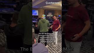 5 Minutes Late to EPT Main Event Final Table #shorts #poker #pokerstars #ept