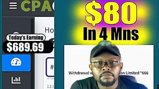 How To Make $128/4 minutes In USA, Self Clicking In CPAgrip 2025