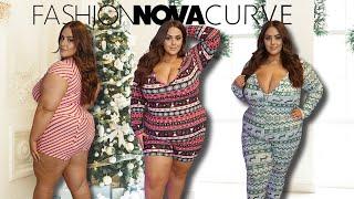 Naughty or Nice?FashionNovaCurve Cozy Christmas PJ's Haul! (Size 3x) | OliviasWorld95