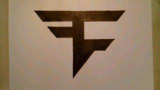 how to draw FaZe Clan Logo Sign Symbol Emblem Easy Doodle Sketch Step By Step Tutorial