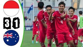  Indonesia U23 vs Australia U23 3-1 Timnas U23  Round 3 • Hasil Kualifikasi Piala Dunia