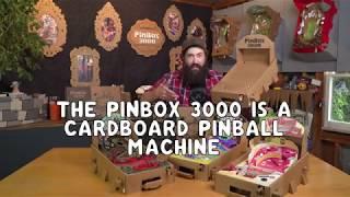 Pinball Wizard: PinBox 3000 Cardboard Pinball Machine Kit