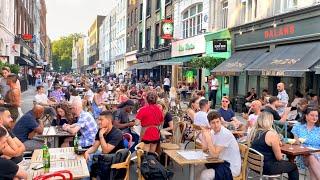 Summer in Soho & West End  London Walk, July 2021 [4K HDR]