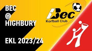 Bec Korfball Club @ Highbury 2023/24