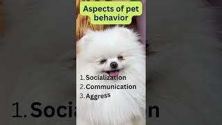 Aspects of Pet Behaviour