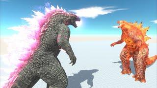 Evolved Godzilla Supercharged VS Thermonuclear Godzilla, who is stronger?