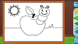 Learning to draw an apple #BeTaiNangTV #FunKeepArt