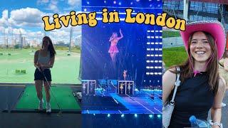 Living in London vlog - work, eras tour, hobbies & weekend activities