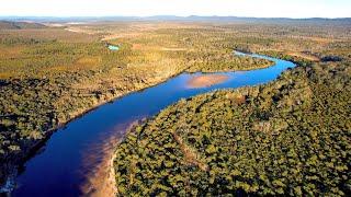 Northern Rivers Solo Canoe Camping & Fishing Adventure