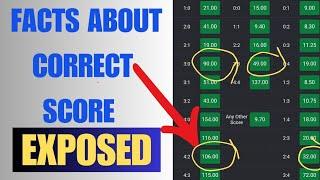 CORRECT SCORE BETTING STRATEGY  | HOW TO WIN ON CORRECT SCORE  | #correct_score