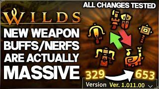 Monster Hunter Wilds - New Weapon Buffs Change Everything - Testing, Best Build & New Damage Guide!