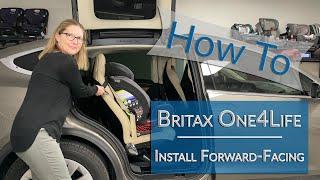 Installing a Britax One4Life ClickTight All-in-One Forward-Facing in a Tesla Model X