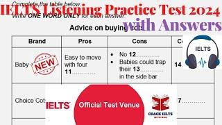 IELTS Listening Practice Test 2024 with Answers | 27.06.2024