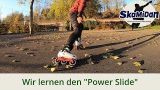 Den Power Slide lernen | Inliner bremsen lernen | Inline Skating | Bremsen lernen #06