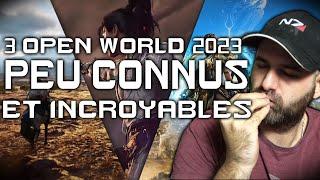 3 open world de 2023 PEU CONNUS mais qui ont l'air INCROYABLE !