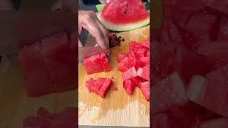 Sweet refreshing watermelon sorbet  #shortsfeed #youtubeshorts #recipe #watermelon