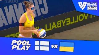 Ahtiainen/Lahti vs. Hladun/Lazarenko - Pool Play Highlights | Chennai 2024 #BeachProTour