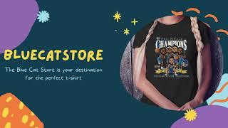 Golden State Warriors Fanatics Branded 2022 NBA Finals Champions Caricature T-Shirt- Bluecatstore