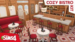 VINTAGE FURNITURE & NEW ARTWORK // The Sims 4 Cozy Bistro Kit Build & Buy Overview
