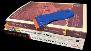 How to remove stickers from books and a small book haul #howto #bookhaul