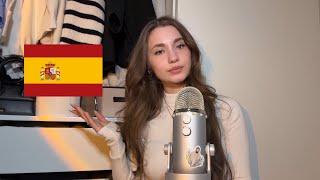 ASMR Learn Spanish With Me  (close up)