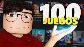 Probé 100 Juegos de ROBLOX en 24 Horas 